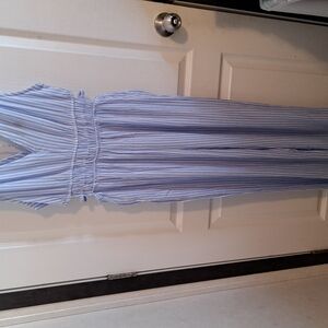 Striped Blue Jumpsuit
